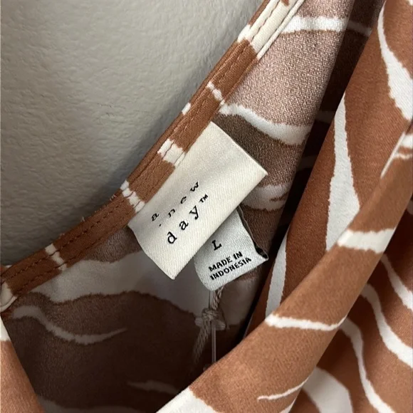 Women's Dress Large Animal Print A New Day (W9YY97) - Picture 4 of 5